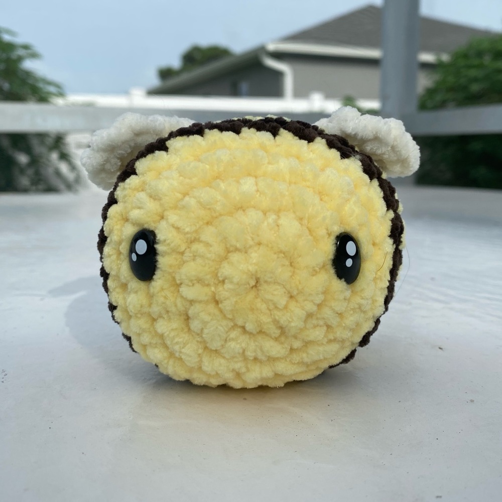 Crochet Handmade Bumblebee Plush